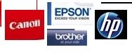 Canon, HP, Epson, Brother