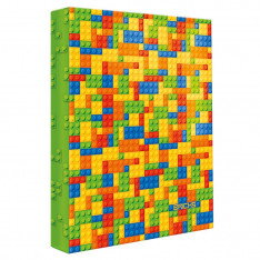 Pořadač A4 4-kroužkový Colour bricks