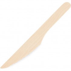 Bio nůž 16,5 cm / 100 ks / dřevo