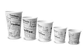 Papírový kelímek na kávu 350 ml (0,3 l) CAFÉ