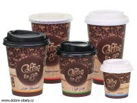 Papírový kelímek na caffee lungo 200 ml (0,15 l) COFFEE TO GO