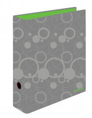 Pořadač pákový Colori 70 mm: šedo - zelené / lamino