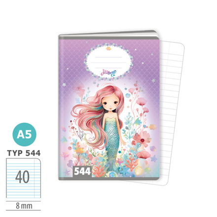 Sešity EXCLUSIVE - A5 / linka / 40 listů / 544B