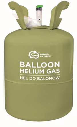 Helium na 50 balonků - 400 litrů