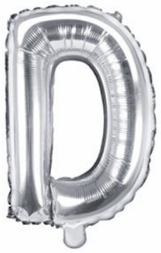 Fóliové písmeno 35cm Stříbrné