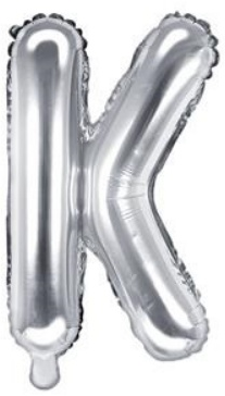 Fóliové písmeno 35cm Stříbrné
