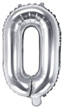 Fóliové písmeno 35cm Stříbrné