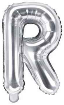 Fóliové písmeno 35cm Stříbrné