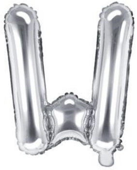 Fóliové písmeno 35cm Stříbrné