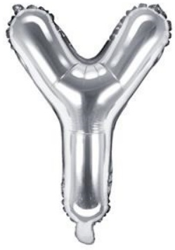 Fóliové písmeno 35cm Stříbrné