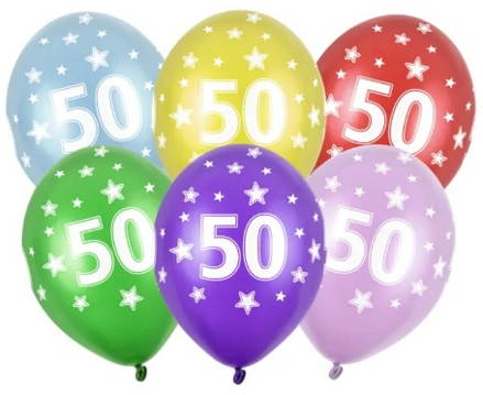 Latexový balonek s potiskem čísla 30 cm 10 - 80