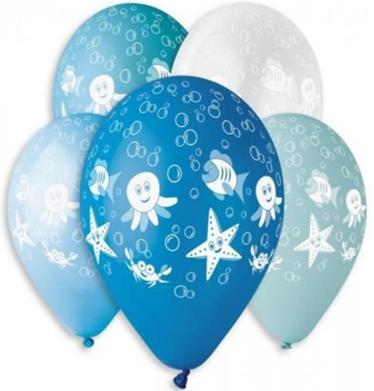 Latexový balonek s potiskem různé druhy