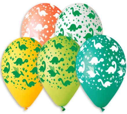 Latexový balonek s potiskem různé druhy