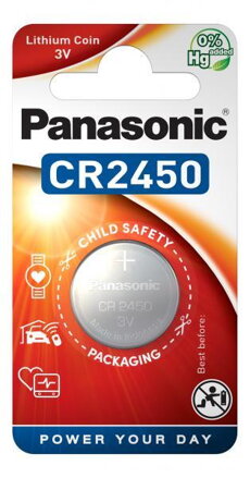 Baterie Panasonic CR 2450 balení 1ks