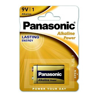 BATERIE PANASONIC ALKALINE POWER - 9V, BLISTR