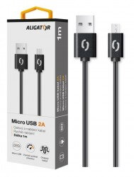 Datový kabel ALIGATOR 2A micro USB 1m, 