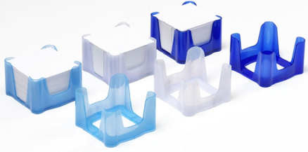 Blok kostka v boxu tmavě modrá