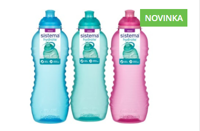 Sistema® Hydrate™ Láhev Squeeze Twist ‘n’ Sip 