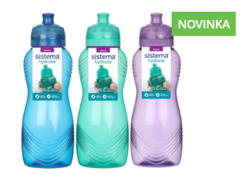Sistema® Hydrate™ Láhev Squeeze Twist ‘n’ Sip 