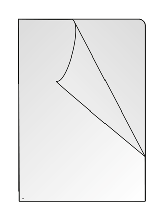 Obal L A4 180µ čirý