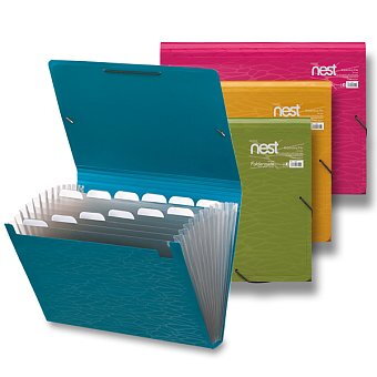 Aktovka na spisy FolderMate Nest - 330 x 240 x 35 mm, výběr barev