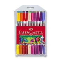 DĚTSKÉ FIXY FABER-CASTELL - 20 BAREV