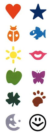 DĚTSKÉ FIXY CARIOCA STAMP MARKERS - 12 BAREV