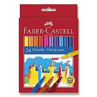 DĚTSKÉ FIXY FABER-CASTELL - 24 BAREV