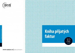 Kniha přijatých faktur A4 -pro daňovou evidenci (jednoduché účetnictví) i podvojné účetnictví