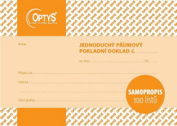 Doklad příjmový NCR -samopropisovací -nečíslovaný -formát A6 na šířku