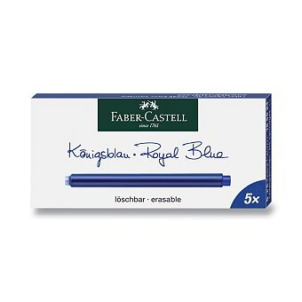  FABER-CASTELL  -  INKOUSTOVÉ BOMBIČKY  - DLOUHÉ - MODRÉ