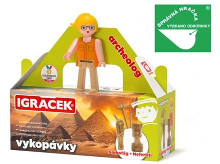 Igráček - figurka s vykopávkami