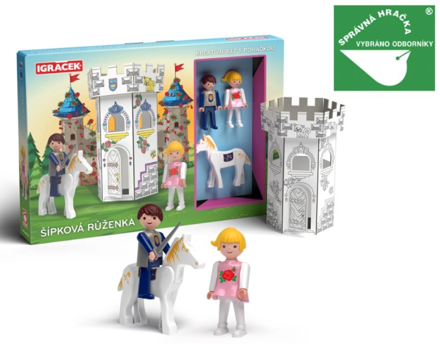 Igráček Šípková Růženka - kreativní set s pohádkou