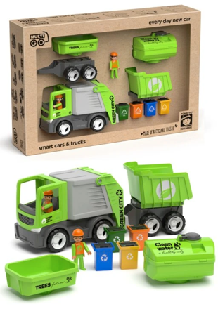 ECO MultiGO City 2+1 - Igráček, auto zelený