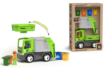 ECO MultiGO City 2+1 - Igráček, auto zelený