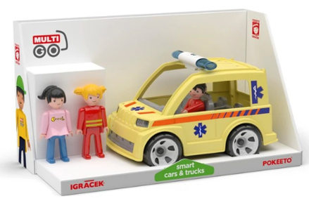 Igráček MultiGO Trio s autem