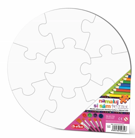 Namaluj si sám Puzzle - různé varianty