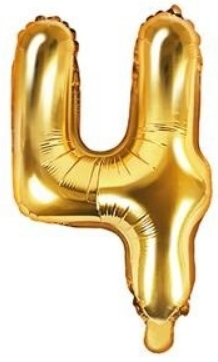 Balónek folióvý číslice 35cm 0-9