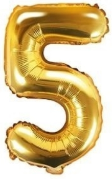 Balónek folióvý číslice 35cm 0-9