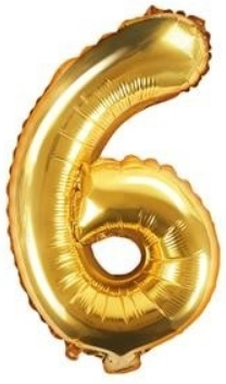 Balónek folióvý číslice 35cm 0-9
