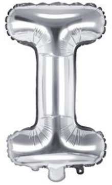 Fóliové písmeno 35cm Stříbrné