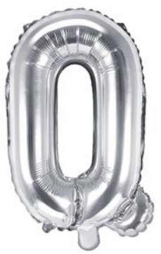 Fóliové písmeno 35cm Stříbrné