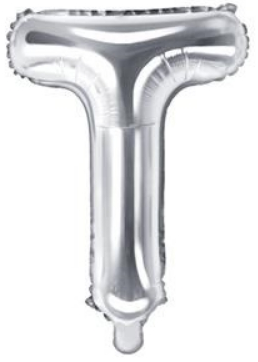 Fóliové písmeno 35cm Stříbrné