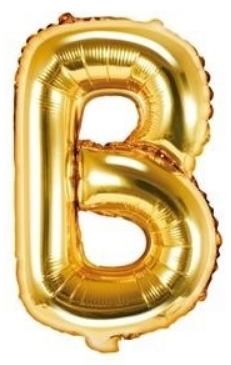 Fóliové písmeno 35cm Zlaté