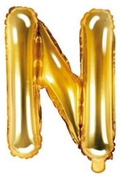 Fóliové písmeno 35cm Zlaté
