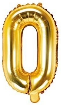 Fóliové písmeno 35cm Zlaté