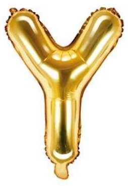 Fóliové písmeno 35cm Zlaté