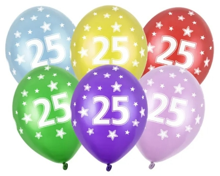 Latexový balonek s potiskem čísla 30 cm 10 - 80