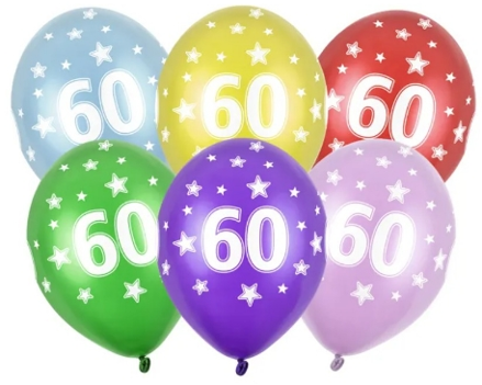 Latexový balonek s potiskem čísla 30 cm 10 - 80