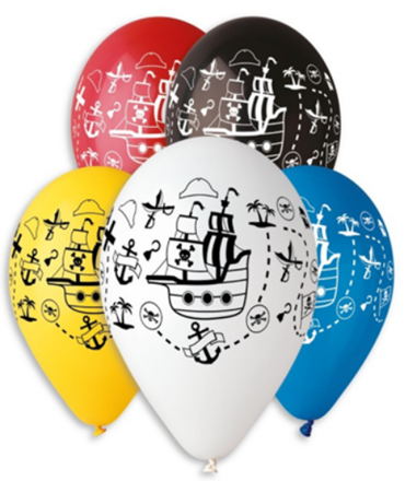 Latexový balonek s potiskem různé druhy